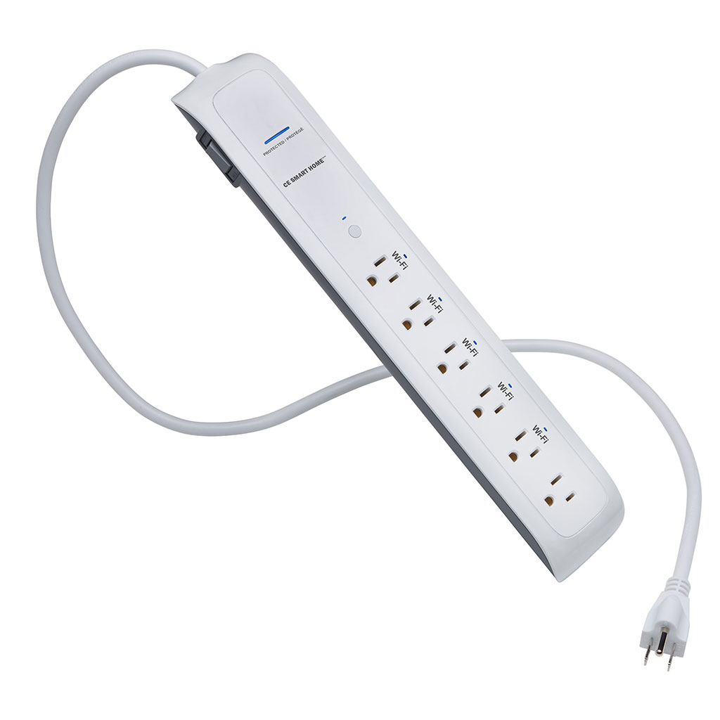 Kasa Smart Wi-Fi Power Strip, 6-Outlets